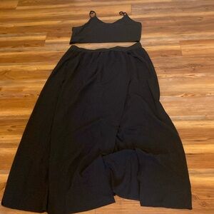 2piece SHEIN outfit.  Slotted skirt and spaghetti strap top. 3XL.
